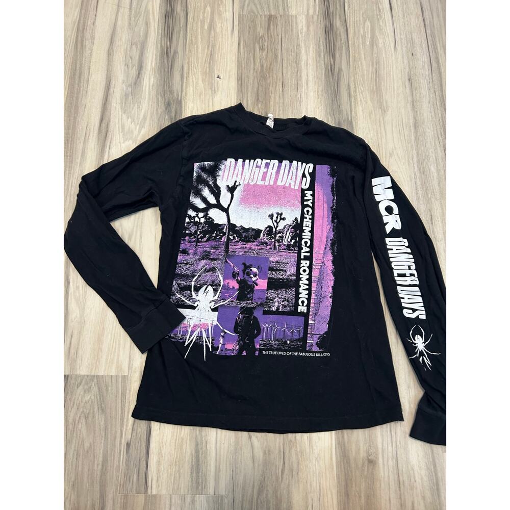 My Chemical Romance Danger Days Shirt Mens S Black Long Sleeve Band Graphic Tee